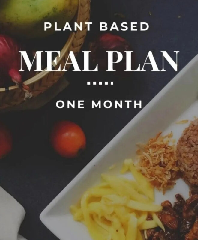 One month Plant Based Meal Plan